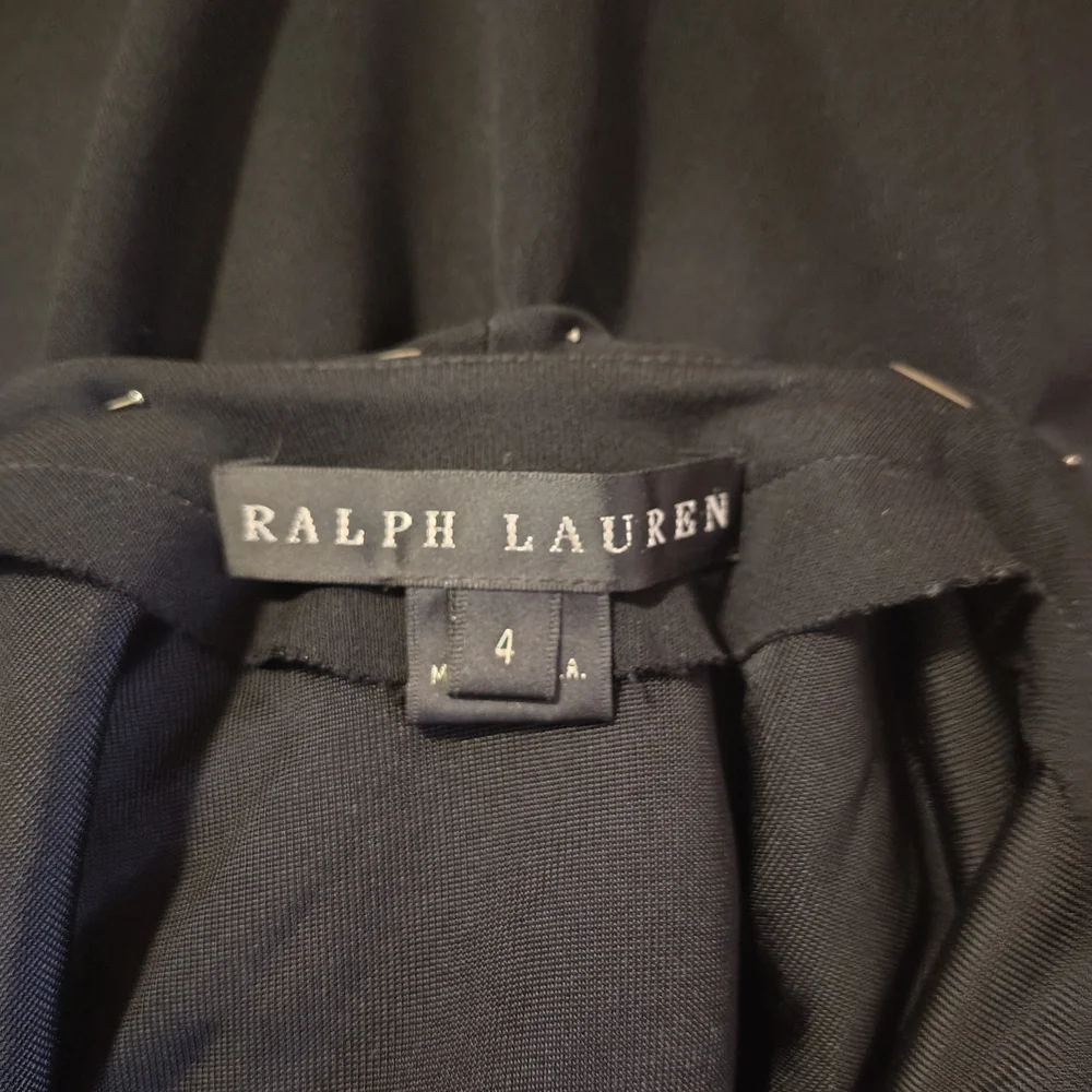 Ralph Lauren Black Ruffle Maxi Dress - Picture 6 of 6